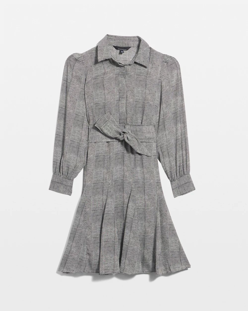 Long Sleeve Shirt Dress click to view larger image.