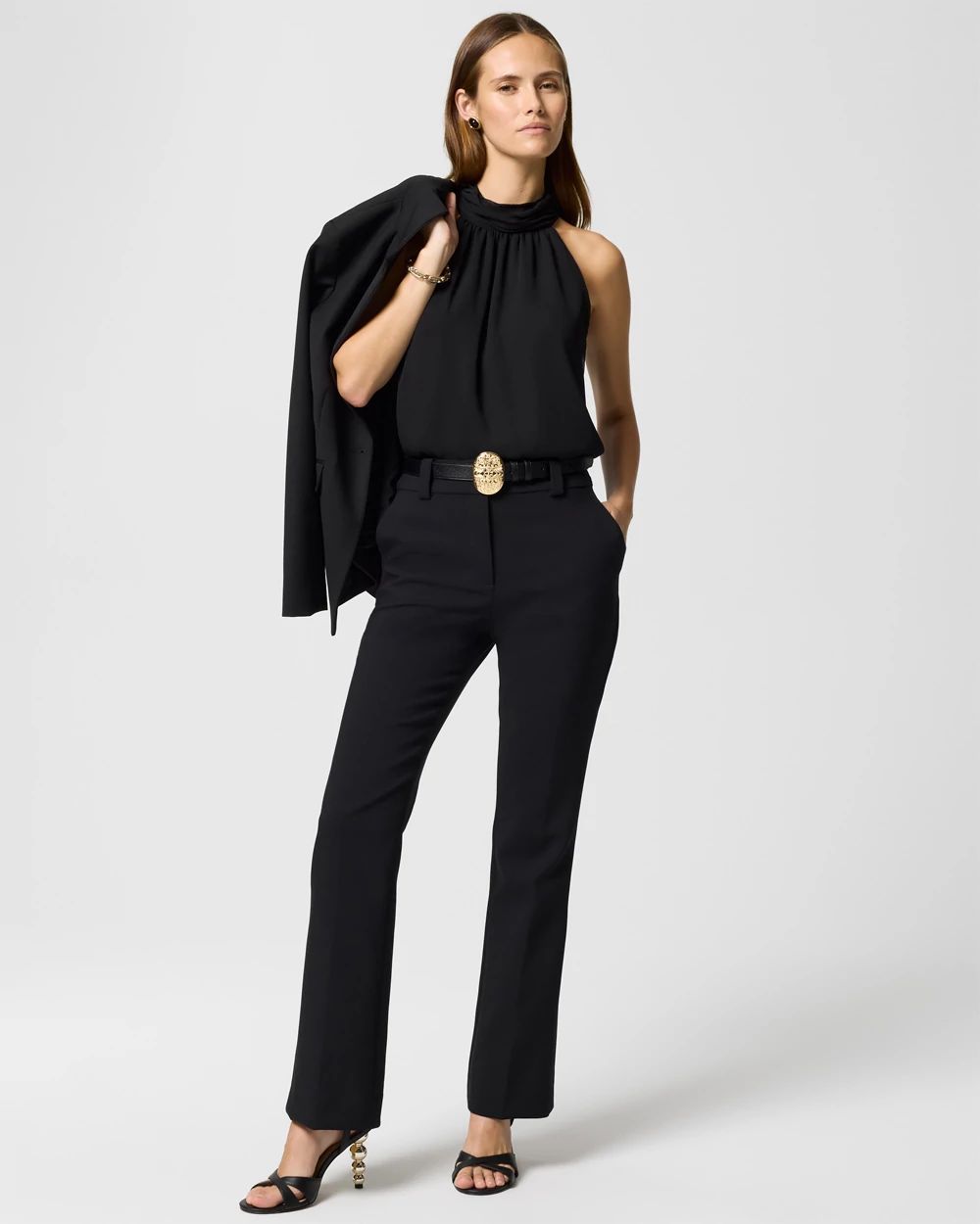 Petite High-Rise Blake Bootcut Pant