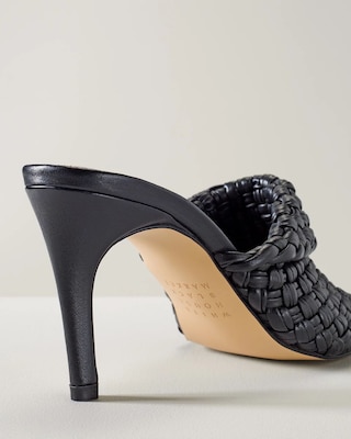 Woven High-Heel Mule
