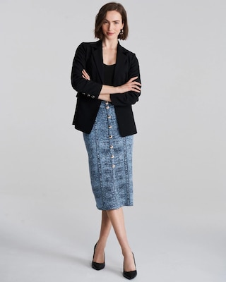 Ruched Sleeve Blazer click to view larger image.