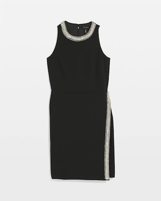 Crystal Embellished Mini Dress click to view larger image.