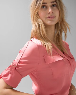 Soft Shirt with Adjustable Sleeves