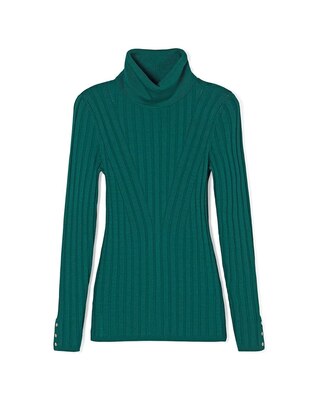 Long Sleeve Ribbed Turtleneck