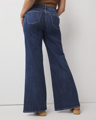 High-Rise Wide Leg Jeans click to view larger image.