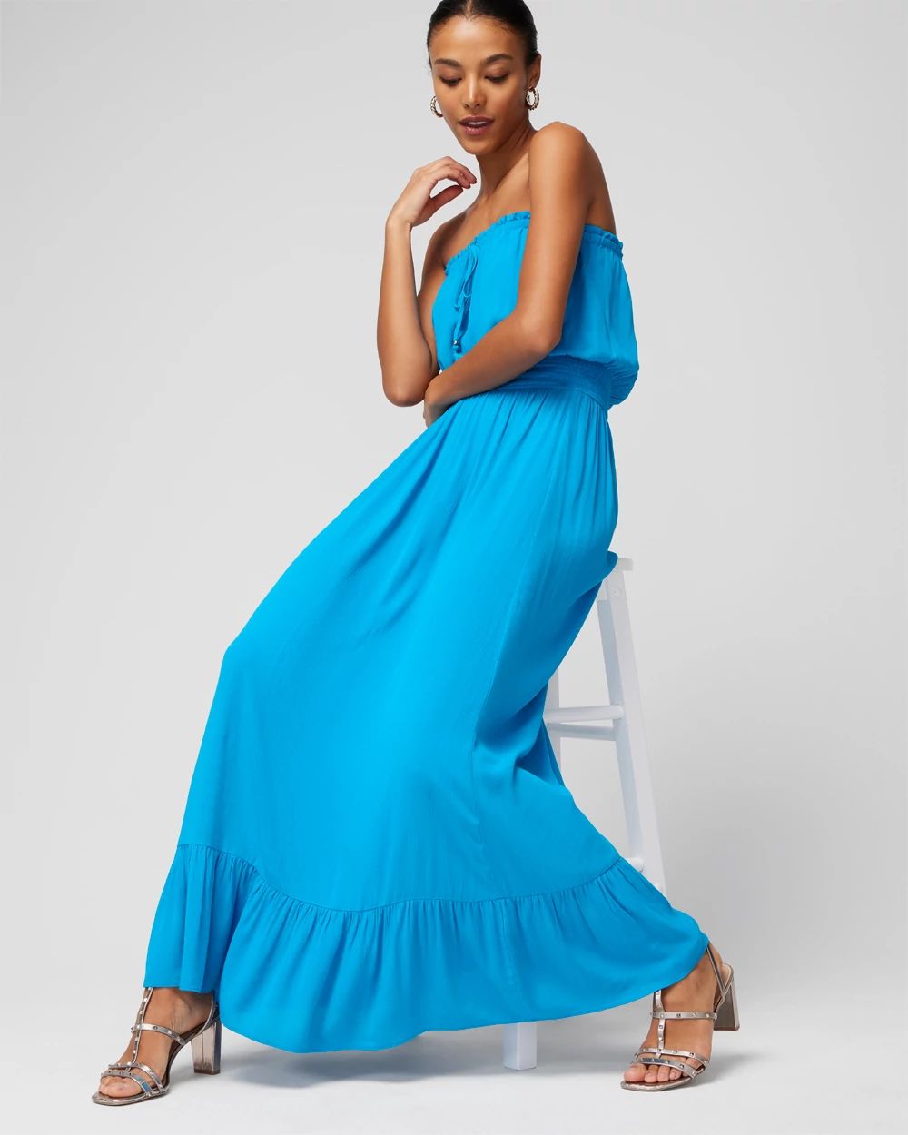 Strapless Maxi Coverup