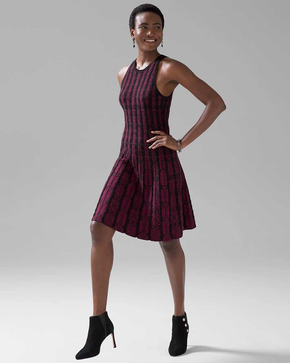 White house black market sweater dress sale