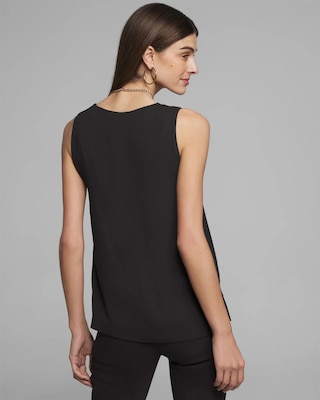 Outlet WHBM V-Neck Shell click to view larger image.