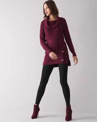 Long-Sleeve Belted Tunic