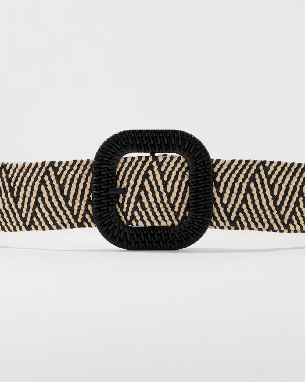 Raffia Stretch Belt