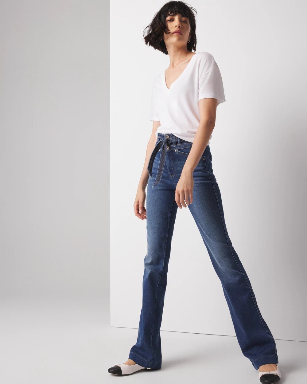 Cotton Modal High Rise Tee - image 2