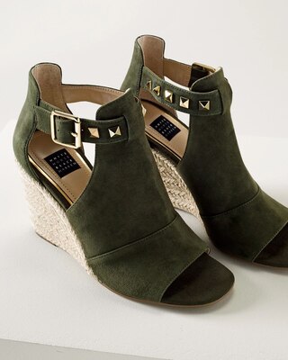 Studded Espadrille Wedge