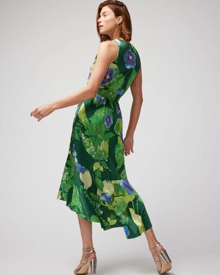 Sleeveless Halter Maxi Dress