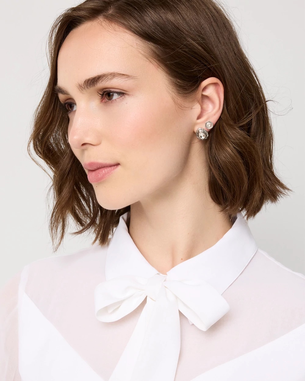 Set of Two Stud Earrings - image 1