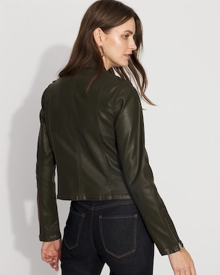 Coated Moto Jacket click to view larger image.