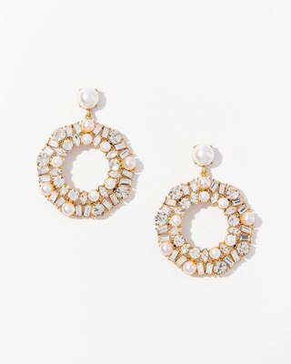Frontal Hoop Statement Earrings click to view larger image.