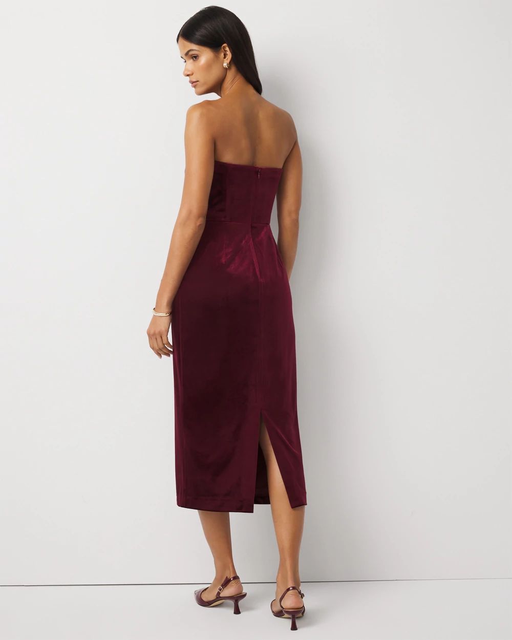 Velvet Midi Dress