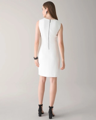 Petite Shift Dress with Embellished Shoulder click to view larger image.