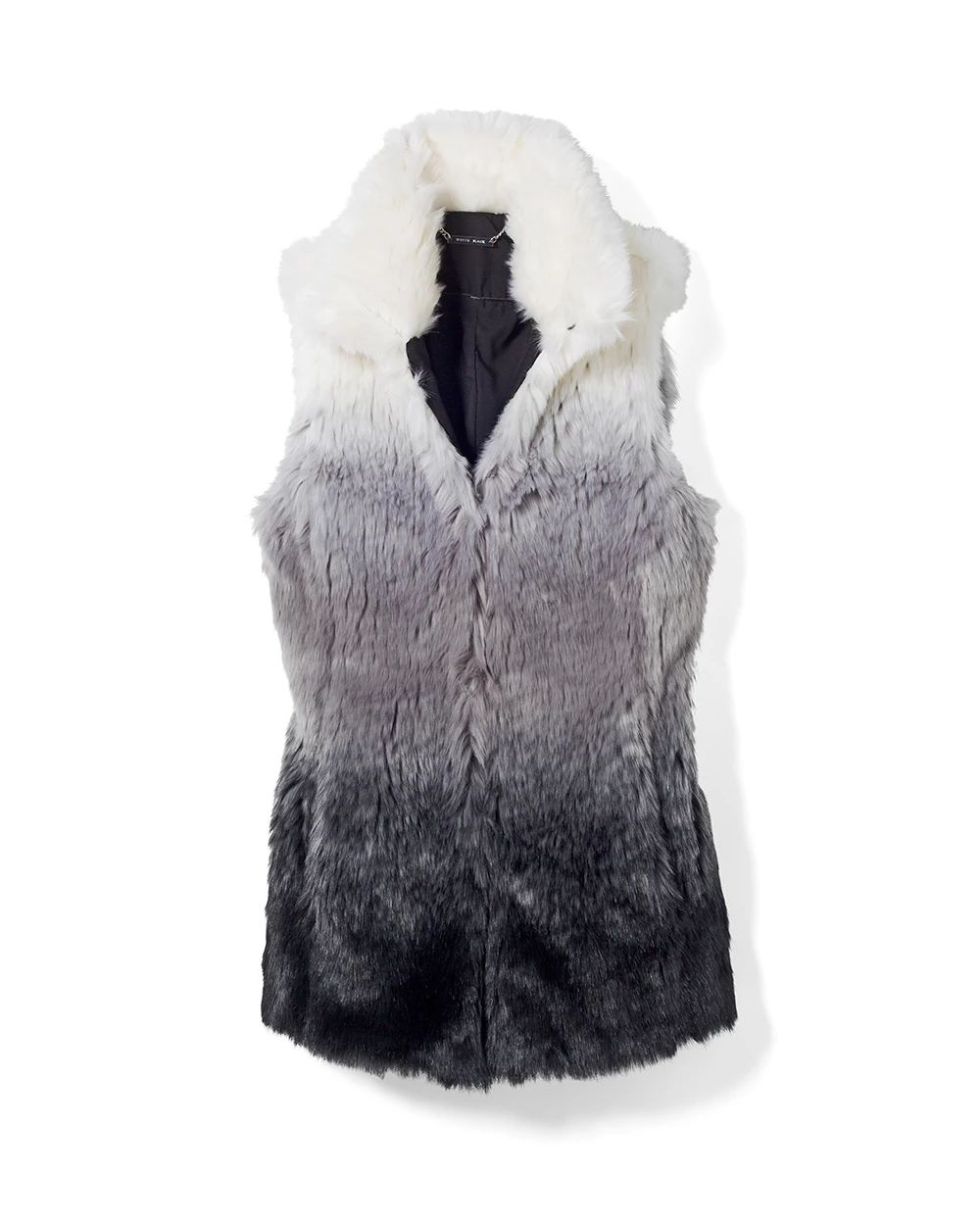Ombre Faux Fur Vest
