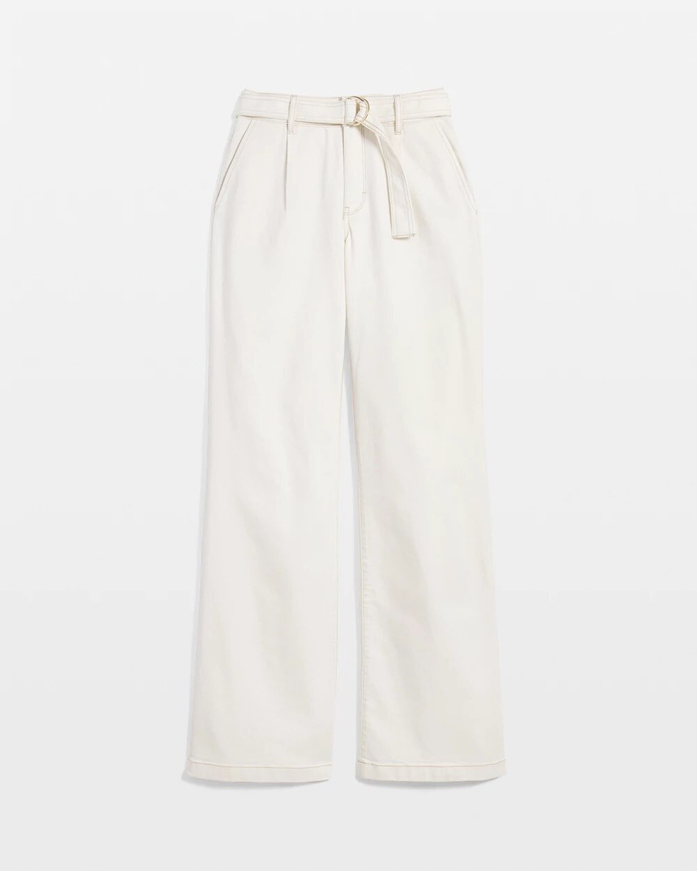 Pret High-Rise Belted Wide Leg Trouser