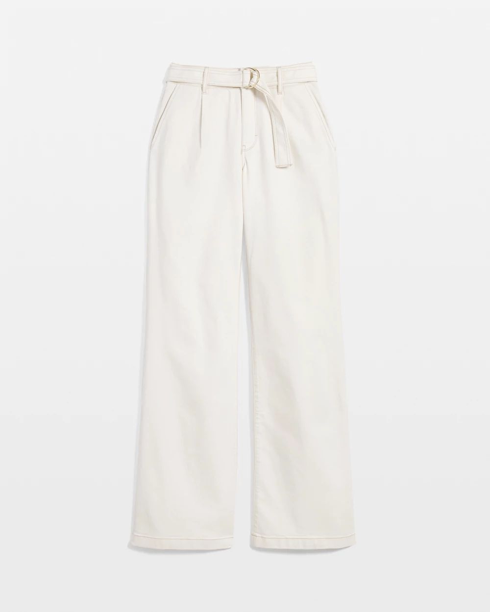 Pret High-Rise Belted Wide Leg Trouser