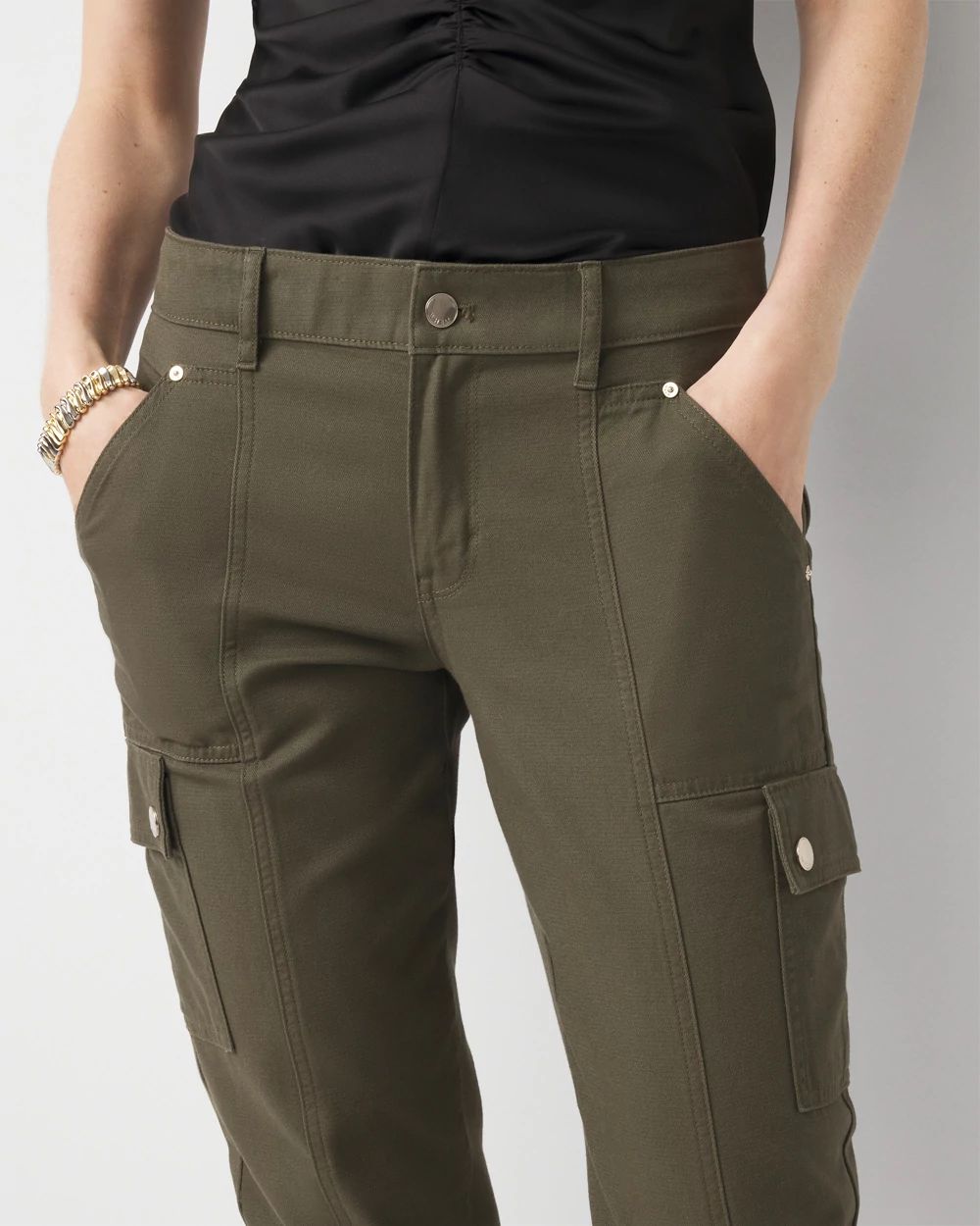 Petite Pret Tapered Crop Pant