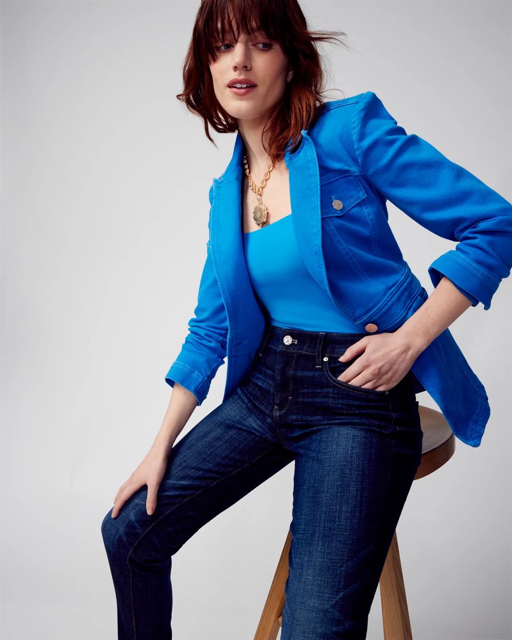 WHBM® FORME Square-Neck Top