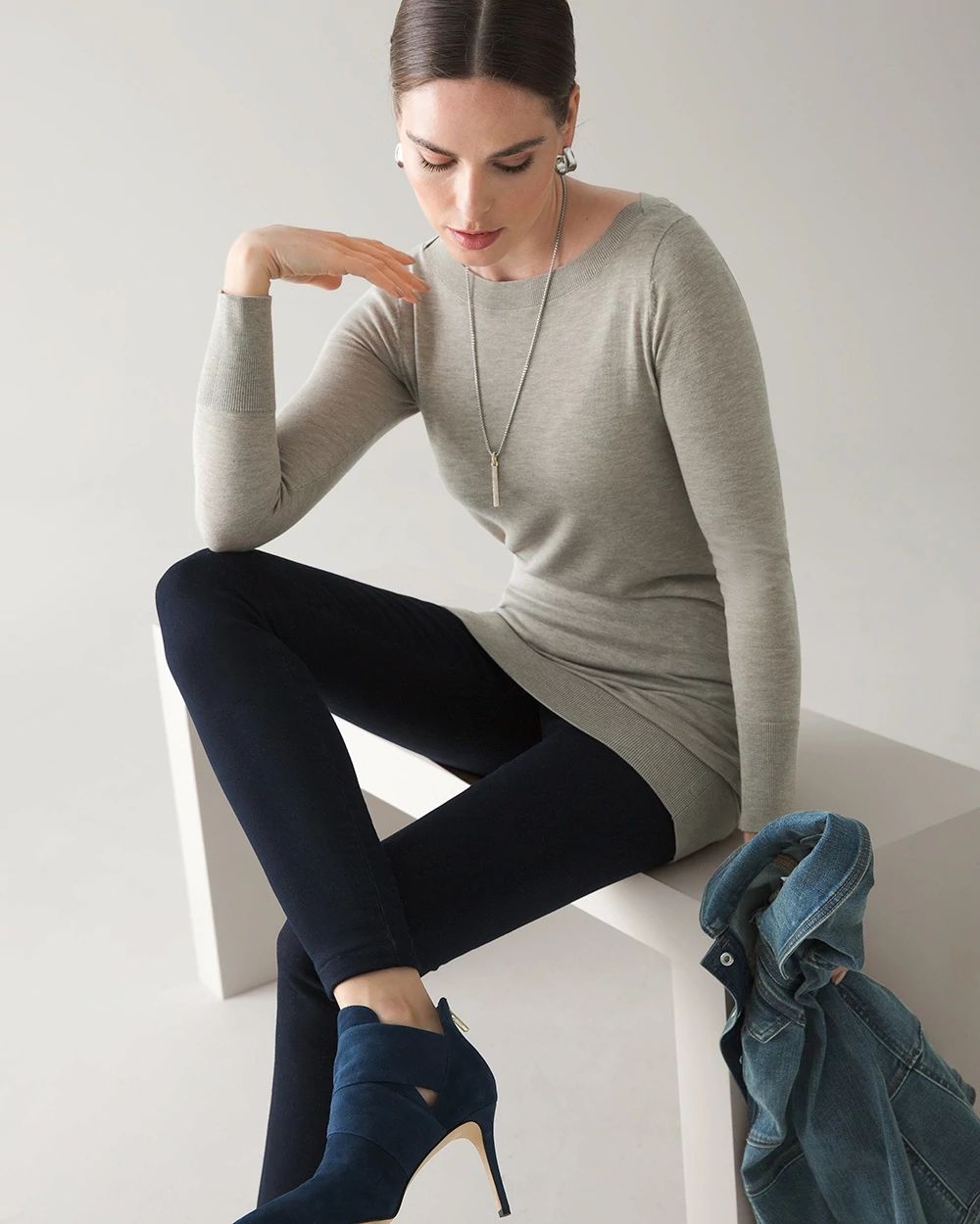 Denim WHBM Runway Leggings