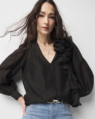 Ruffle Statement Blouse click to view larger image.