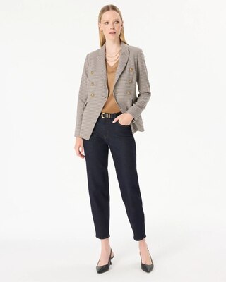 Houndstooth Double-Breasted Blazer click to view larger image.