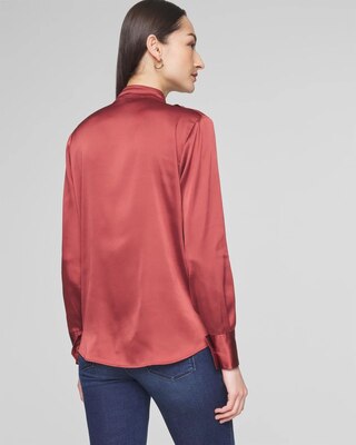 Long Sleeve Collar Pocket Shirt