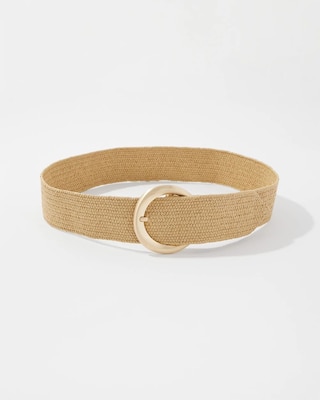 Raffia Wide Waist Belt click to view larger image.