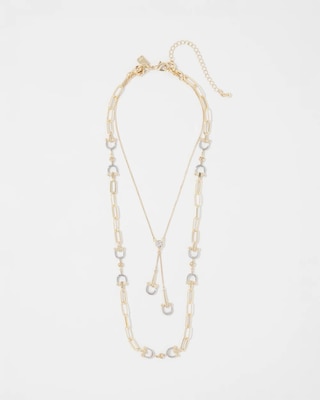 Horsebit Convertible Necklace click to view larger image.