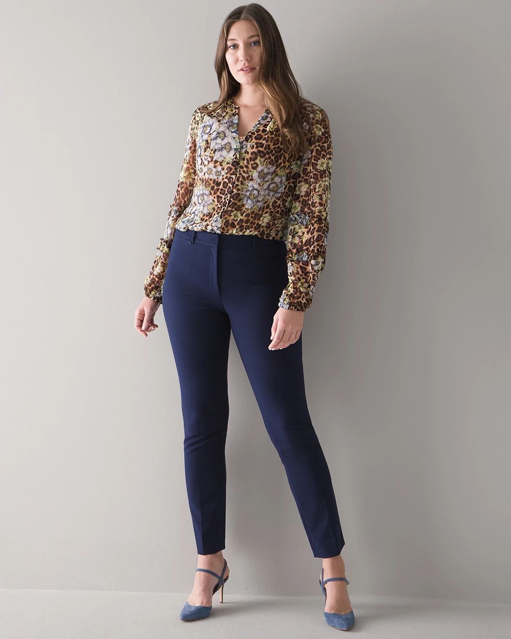 Curvy WHBM® Elle Slim Trouser Comfort Stretch Pant