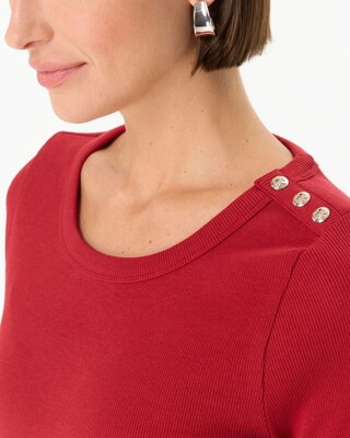 Ribbed Long Sleeve Top click to view larger image.