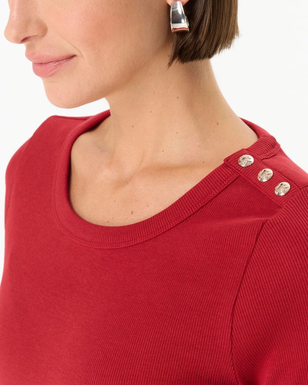 Ribbed Long Sleeve Top click to view larger image.