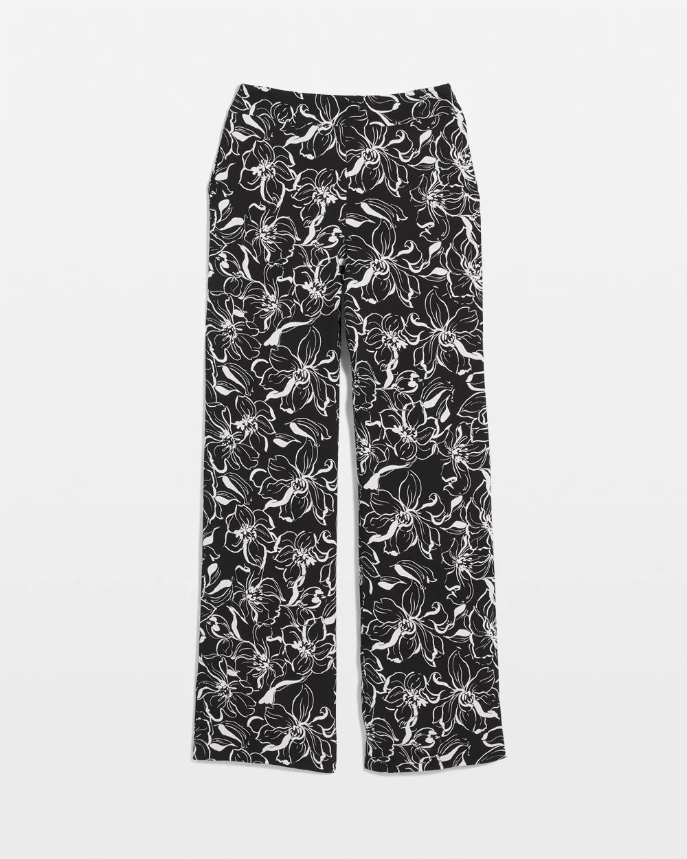 High-Rise Wide Leg Floral Pant click to view larger image.