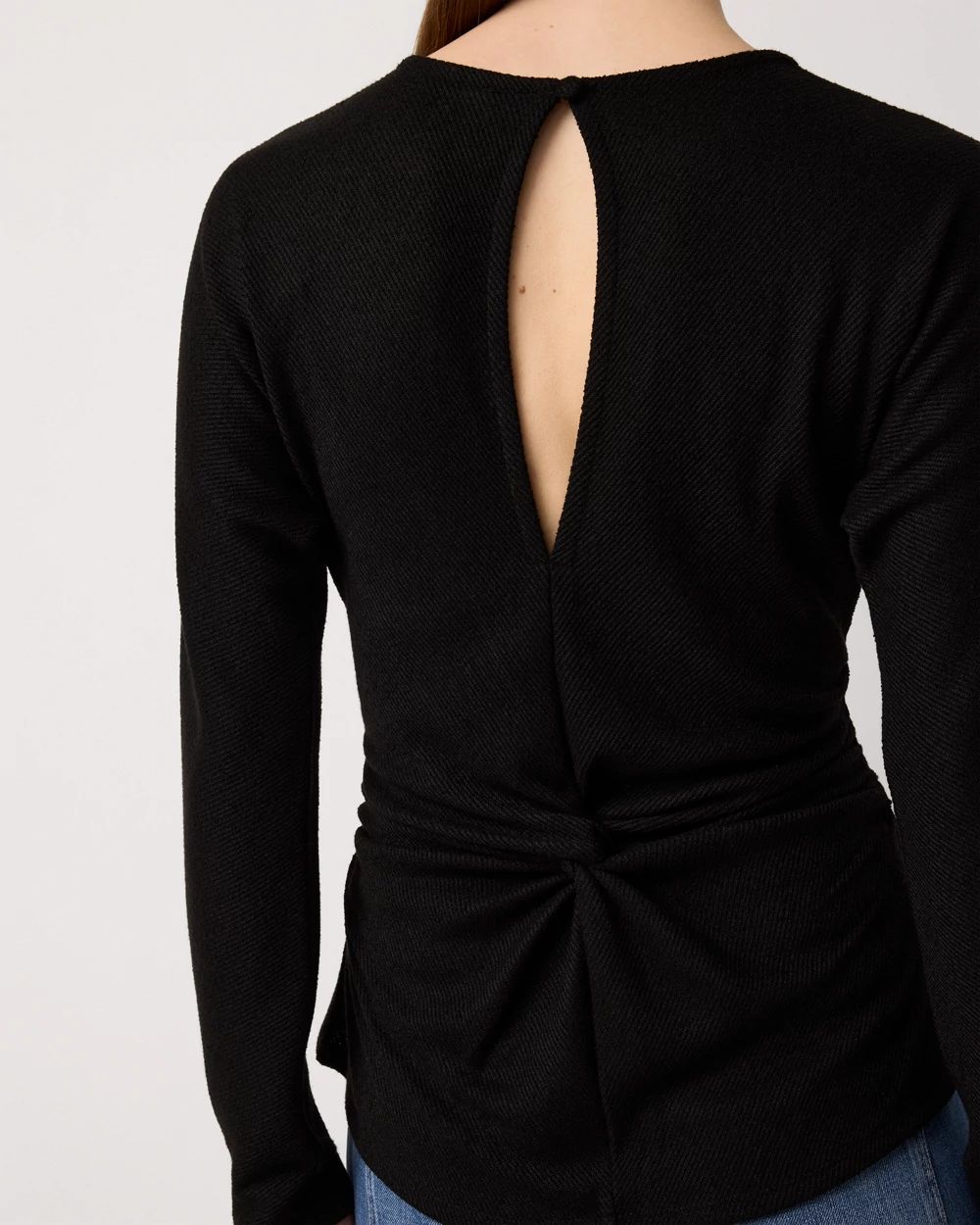 Ruched Long Sleeve Top click to view larger image.