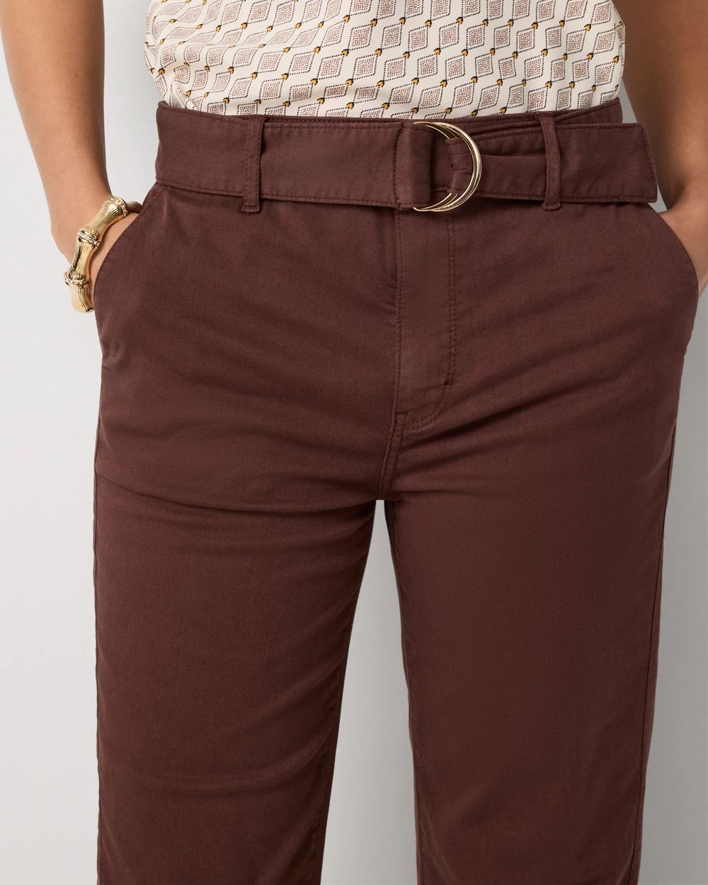 Pret High Rise Straight Ankle Pant