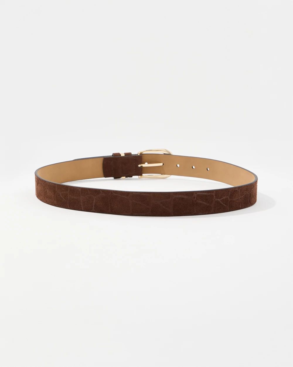 Sueded Croc Pant Belt click to view larger image.