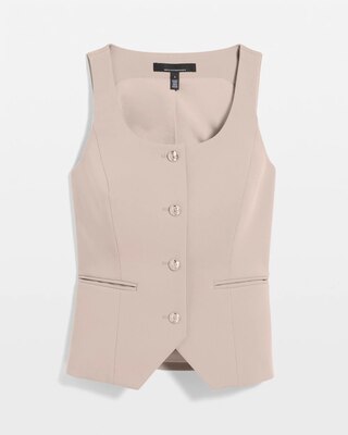 Luxe Stretch Scoop Neck Vest click to view larger image.