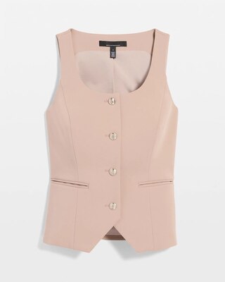 Luxe Stretch Scoop Neck Vest click to view larger image.