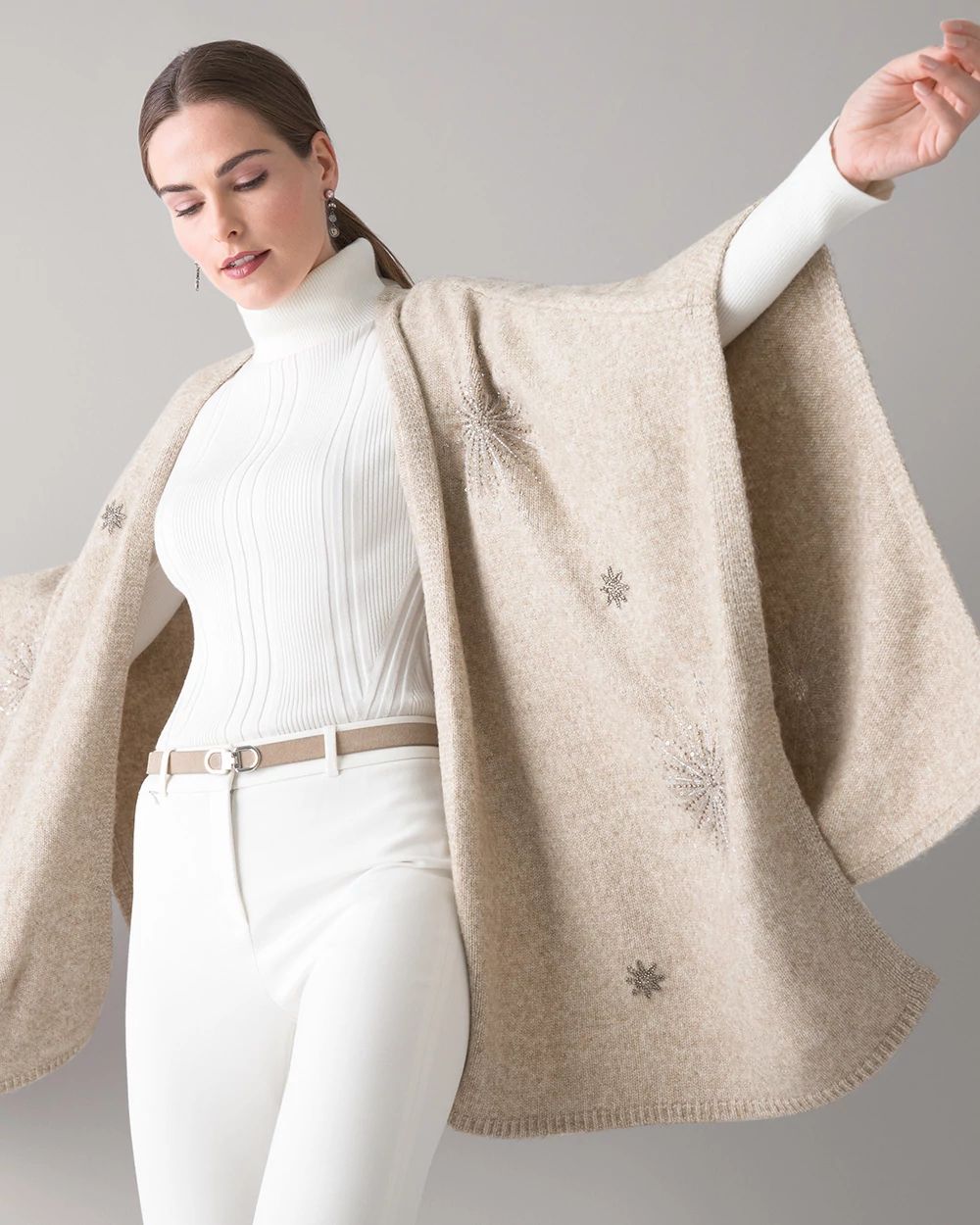Celestial Print Ruana Wrap