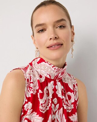 Glass + Shell Chandelier Earrings