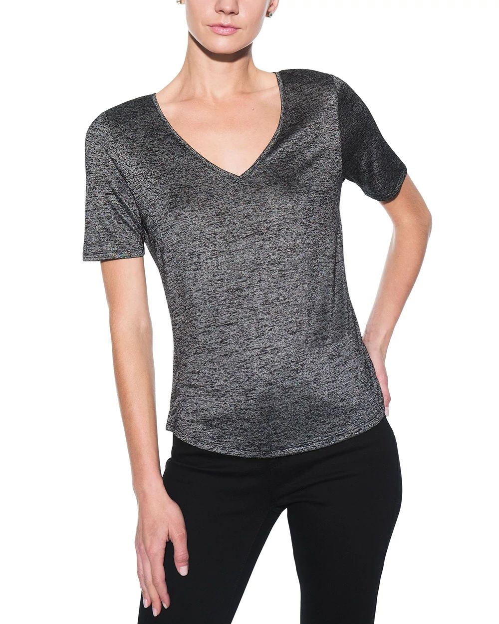Outlet WHBM V-Neck Foundation Tee