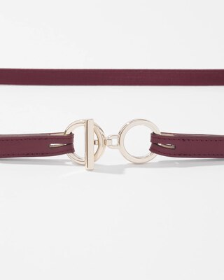 Toggle Skinny Waist Belt click to view larger image.