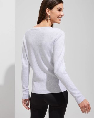 Outlet WHBM Long Sleeve Ombre Pullover