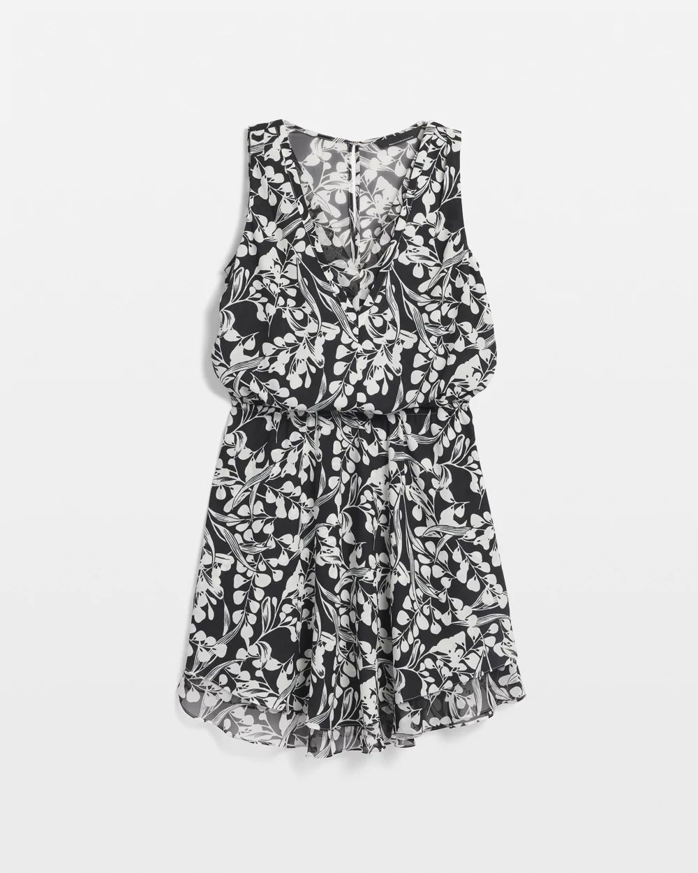 V-Neck Mini Dress
