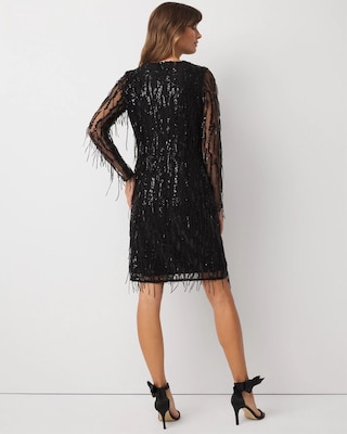 Sequin Fringe Dress click to view larger image.