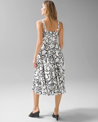 Sleeveless Fit-and-Flare Dress