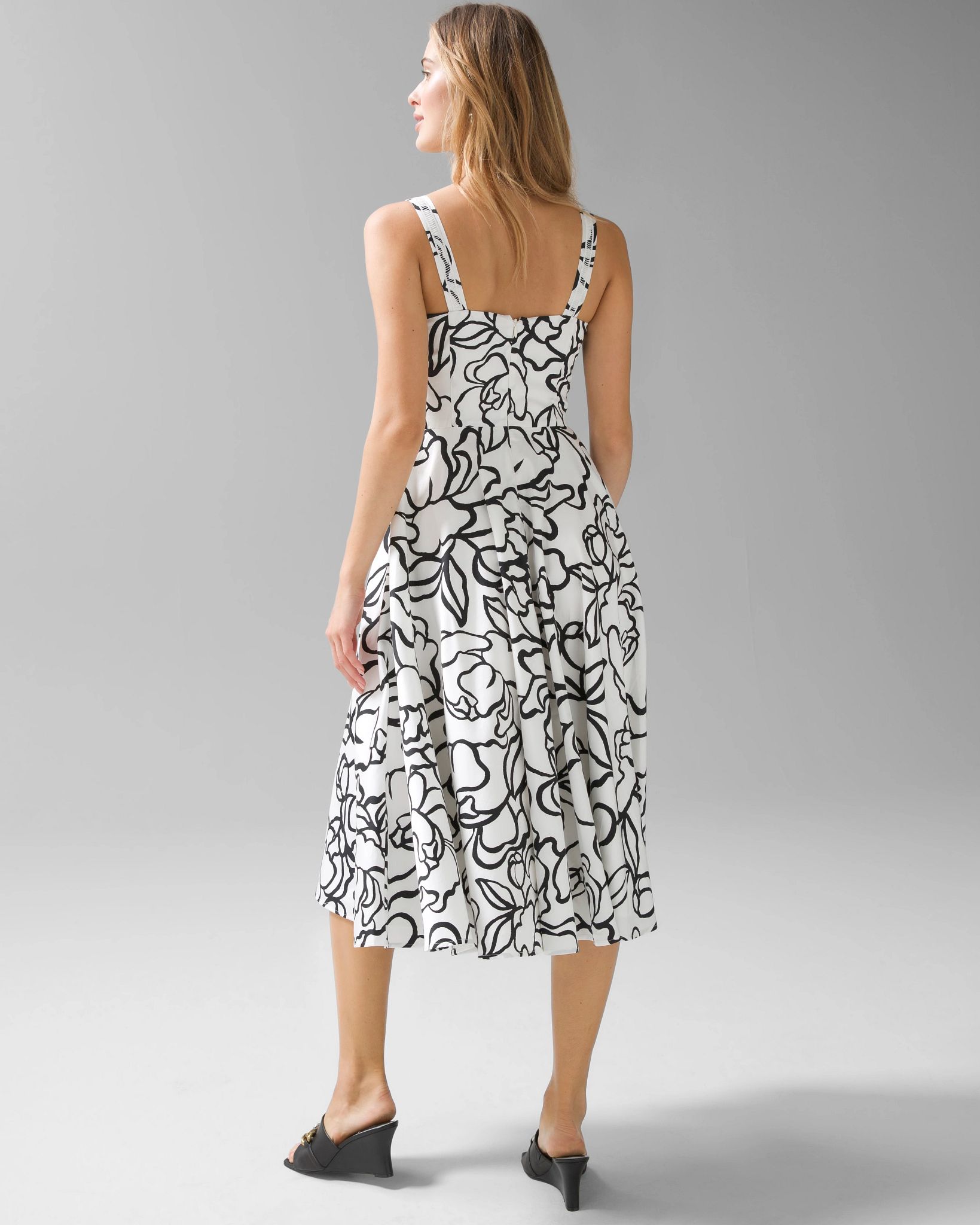 Sleeveless Fit-and-Flare Dress